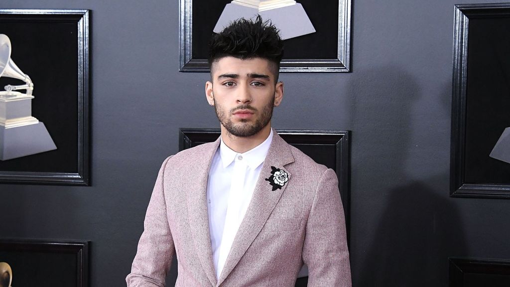 Zayn Malik arrives at the 60th Annual GRAMMY Awards at Madison Square Garden on January 28, 2018 in New York City