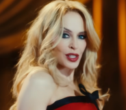 Kylie Minogue is battling for Christmas Number One with her new track "XMAS". (YouTube)
