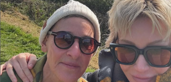 Ellen DeGeneres and Portia