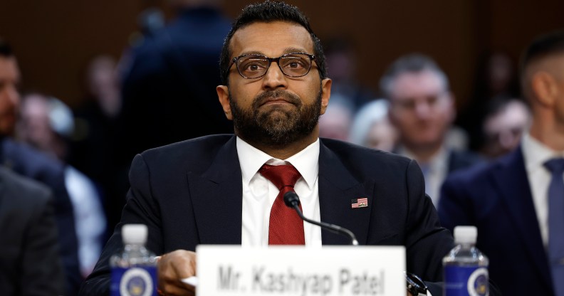Kash Patel at his Senate Confirmation Hearing for FBI director