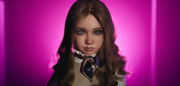 A still from the M3GAN 2.0 teaser trailer.