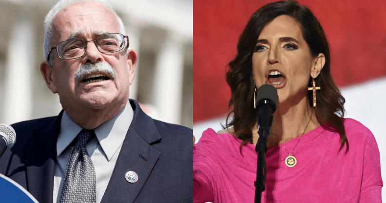 Split photo of Rep. Gerry Connolly and Rep. Nancy Mace.