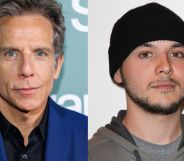 A split image of Ben Stiller and Tim Pool.