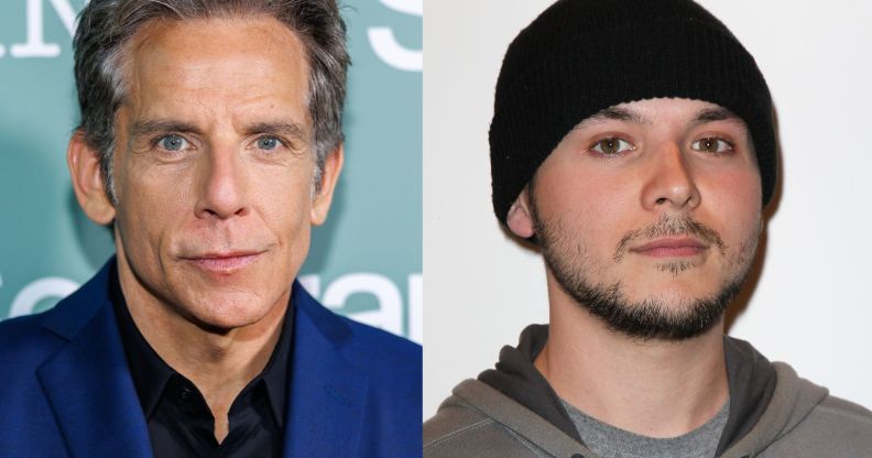 A split image of Ben Stiller and Tim Pool.