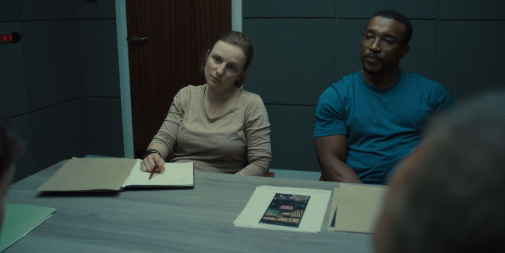 Faye Marsay and Ashley Walters in Adolescence.