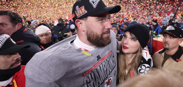 Taylor Swift and Travis Kelce