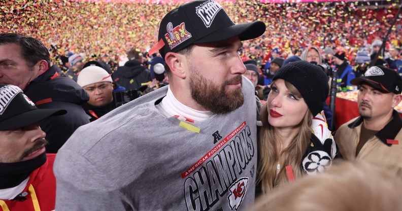 Taylor Swift and Travis Kelce