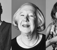 Three portraits from the Trans Is Human campaign.