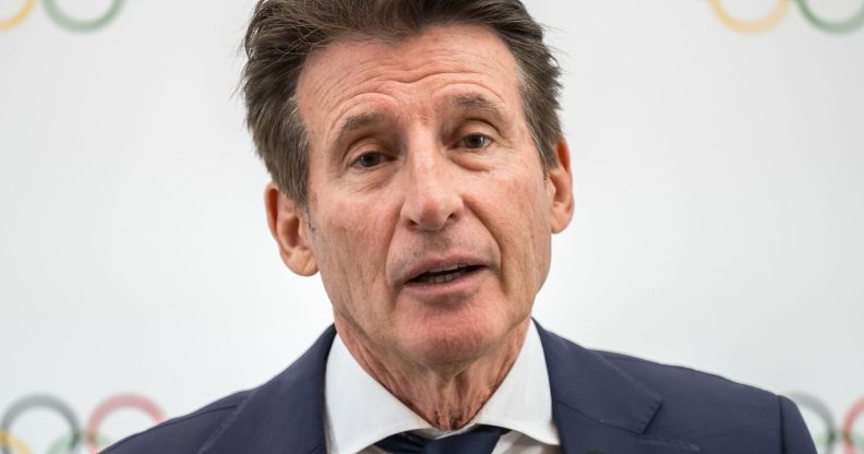 Sebastian Coe, pictured.