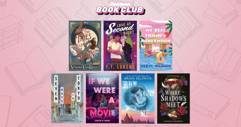 The covers of 8 queer books releasing in April