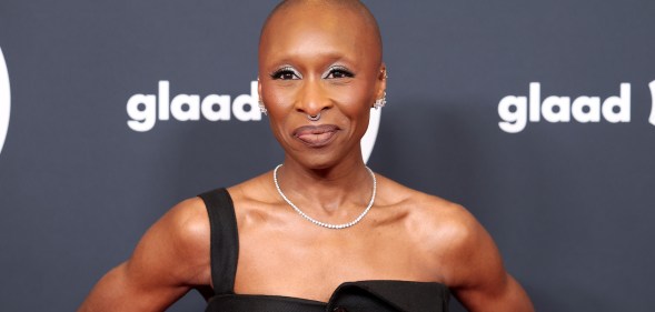 BEVERLY HILLS, CALIFORNIA - MARCH 27: Cynthia Erivo attends the 36th Annual GLAAD Media Awards at The Beverly Hilton on March 27, 2025 in Beverly Hills, California. (Photo by Frazer Harrison/Getty Images)