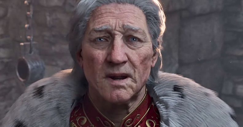 A screenshot of Uriel Septim VII from The Elder Scrolls IV: Oblivion Remastered.