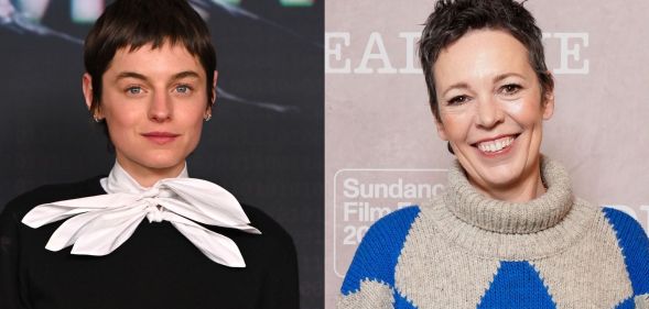 Emma Corrin and Olivia Colman Pride and Pride on Netflix