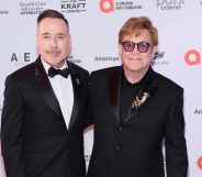 David Furnish and Elton John