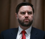 JD Vance pictured attending a recent meeting at the White House