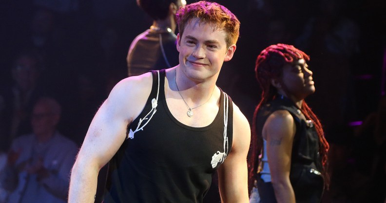 NEW YORK, NEW YORK - OCTOBER 24: Kit Connor during the opening night curtain call for "Romeo + Juliet" on Broadway at The Circle in the Square Theatre on October 24, 2024 in New York City. (Photo by Bruce Glikas/Getty Images)