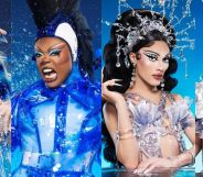 The promotional Drag Race cast photos for Lexi Love, Onya Nurve, Jewels Sparkles, or Sam Star