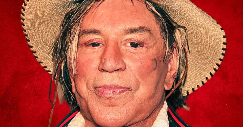 Mickey Rourke.