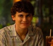 Sam Nivola as Lochlan Ratfliff in a still from The White Lotus.