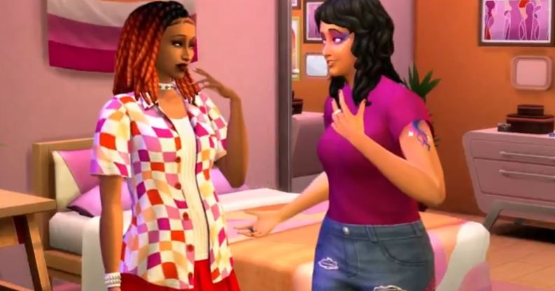 A screenshot from The Sims 4