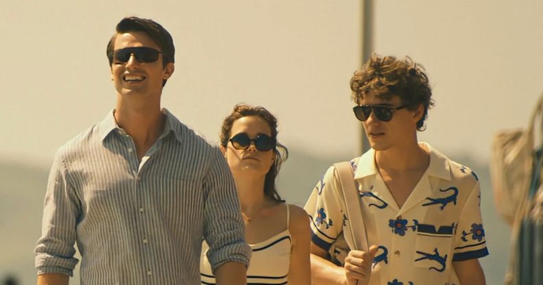 Saxon, Piper and Lochlan Ratliff in The White Lotus season three.