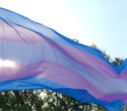 Image of a trans Pride flag