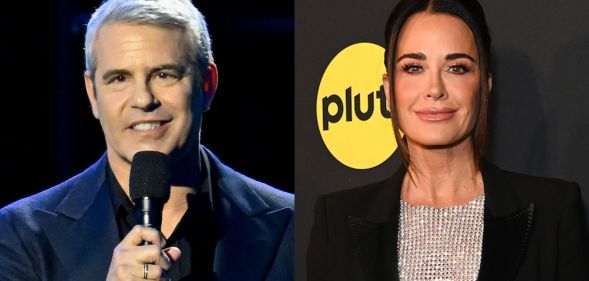 Andy Cohen and Kyle Richards