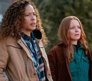 Tawny Cypress and Lauren Ambrose in Yellowjackets.