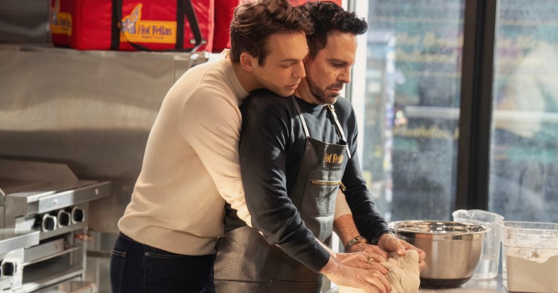 Sebastiano Pigazzi and Mario Cantone in ...And Just Like That (Craig Blankenhorn/Max)