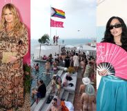 In pics: Jennifer Coolidge parties with Demi Lovato and Drag Race stars at opening of new gay resort