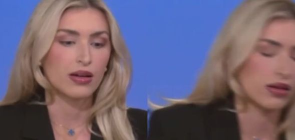 Former Trump staffer Camryn Kinsey fainted during a Fox News broadcast.