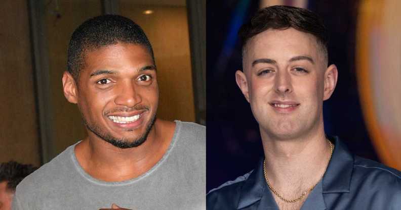 Dancing on Ice Star Colin Grafton and former NFL star Michael Sam are yet to confirm if they are seeing each other.