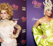 Split photo of All Stars 10's Aja and Olivia Lux.