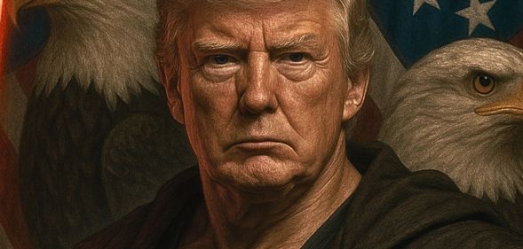 An AI-image of Donald Trump.