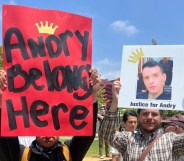 Rally for Andry Romero