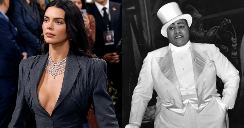 Images of Kendall Jenner and Gladys Bentley