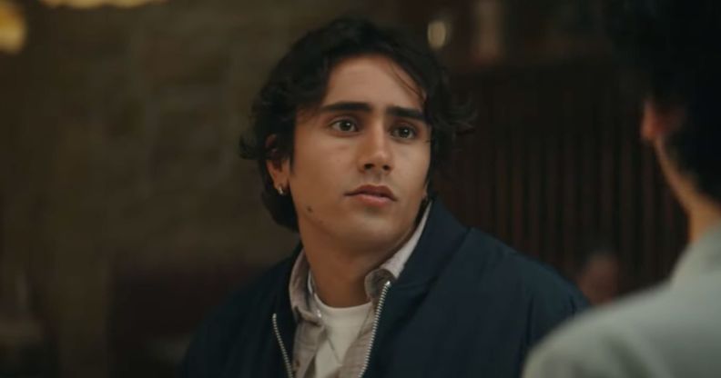 Michael Cimino looks perturbed in a scene from new drama Motorheads.