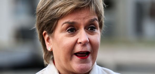 Nicola Sturgeon, pictured.