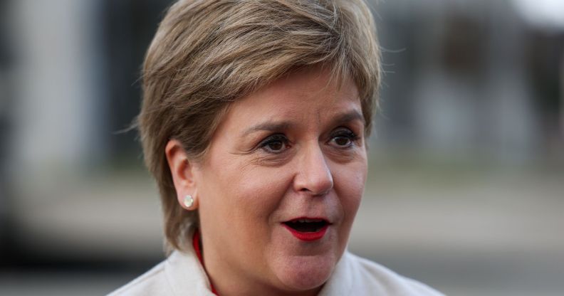 Nicola Sturgeon, pictured.