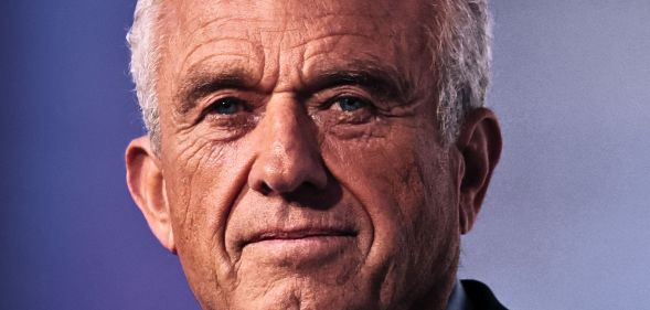 A close-up image of health secretary Robert F Kennedy Jr
