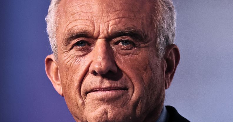 A close-up image of health secretary Robert F Kennedy Jr