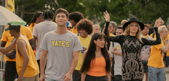 Still from Overcompensating