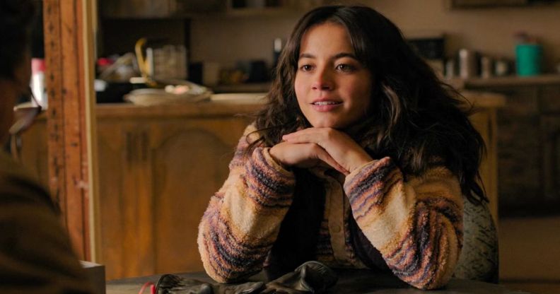 Isabela Merced as Dina in The Last of Us