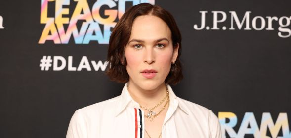 Tommy Dorfman he 2025 Drama League Awards at The Ziegfeld Ballroom on May 16, 2025 in New York City