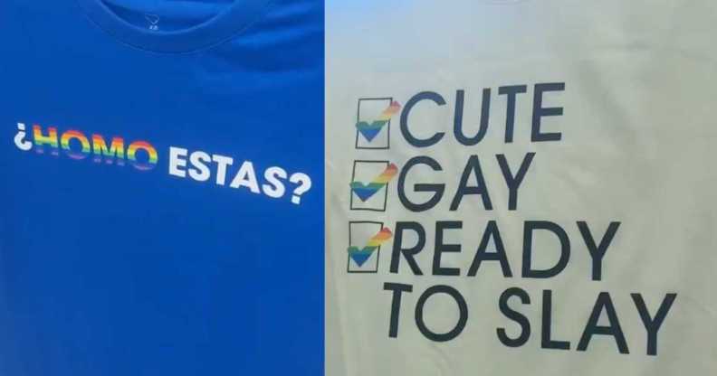 Walmart's LGBTQ+ merchandise.
