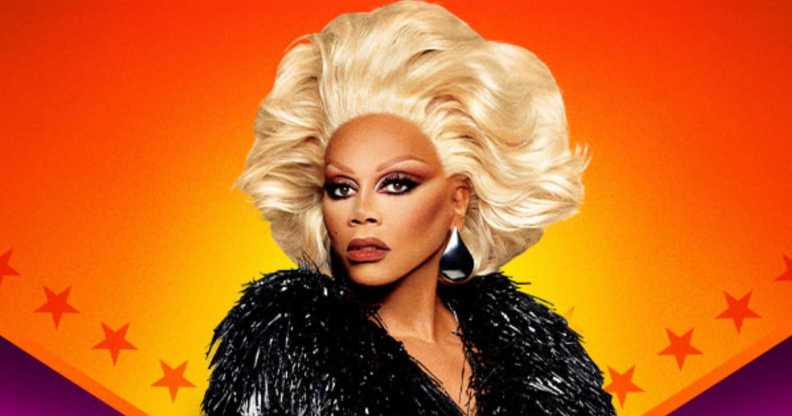 RuPaul in a promotional photo for Drag Race All Stars 10.