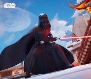 An image of Darth Vader in Fortnite