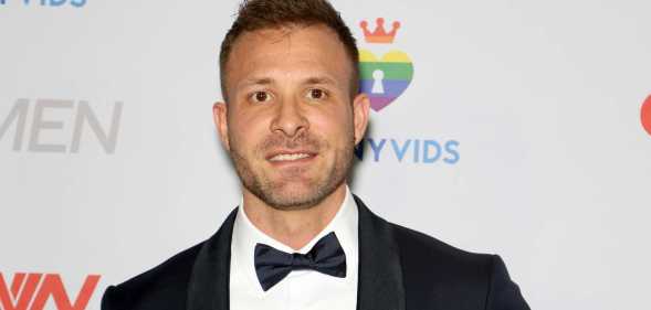 Gay porn star Austin Wolf was arrested in June 2024 and charged with possessing and distributing child sexual abuse material (Gabe Ginsberg/Getty Images)