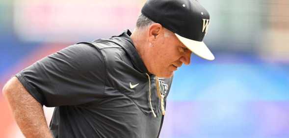 Head coach Tom Walter of Wake Forest.