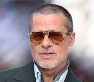 Brad Pitt attends the "F1: The Movie" European Premiere at Cineworld Leicester Square on June 23, 2025 in London, England.